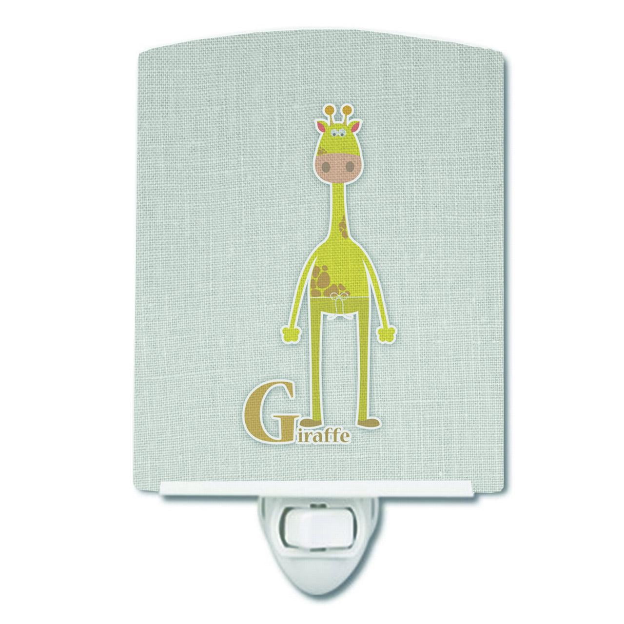 BB5732CNL Alphabet G for Giraffe Ceramic Night Light