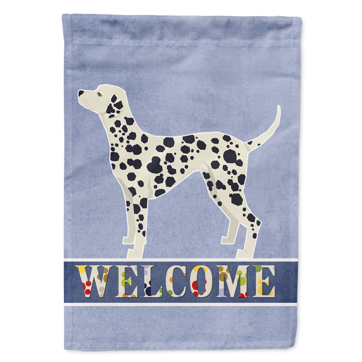 Dalmatian Welcome Garden Size Flag