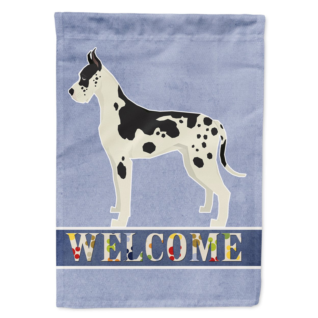 CK3601GF Great Dane Welcome Garden Size Flag