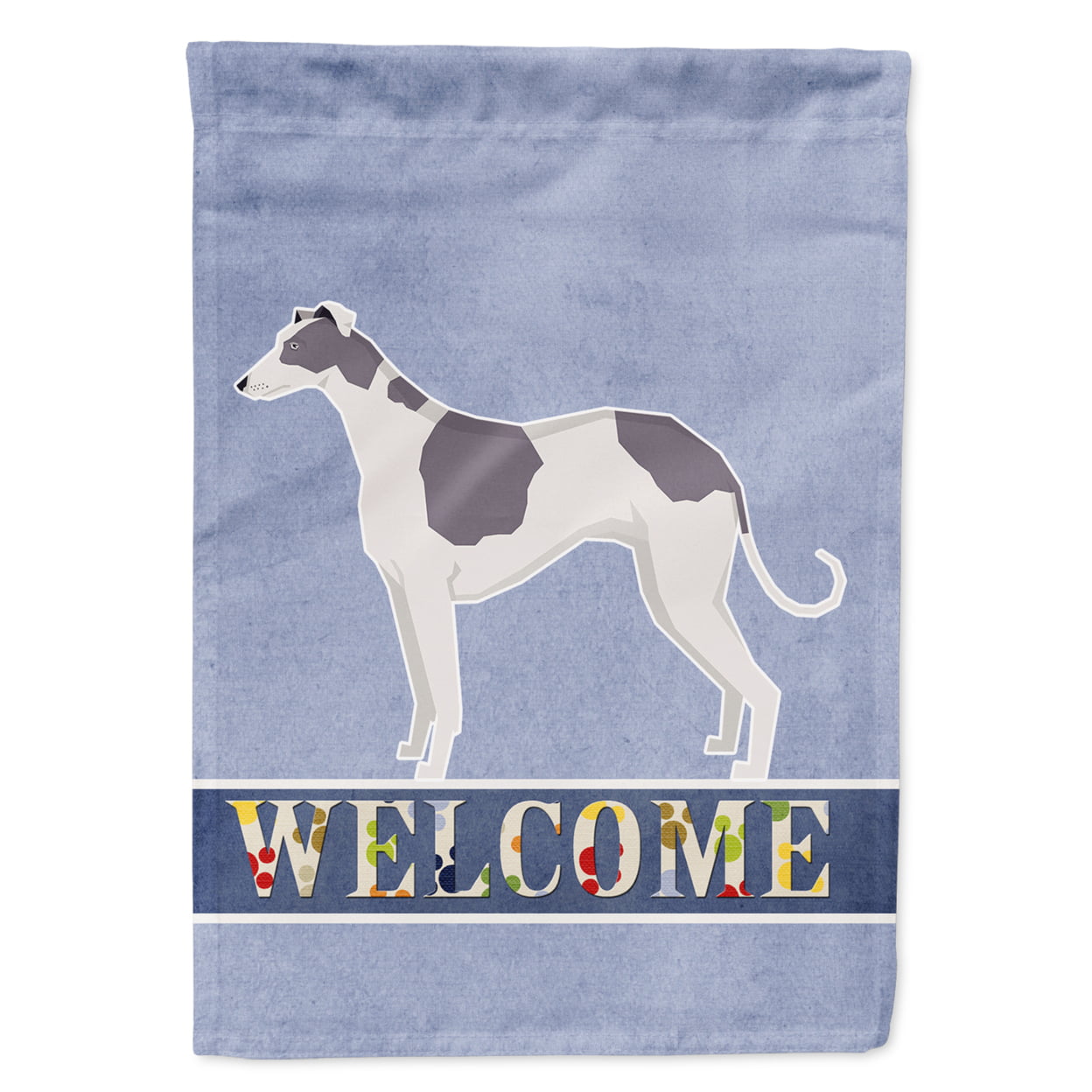 CK3602GF Greyhound Welcome Garden Size Flag