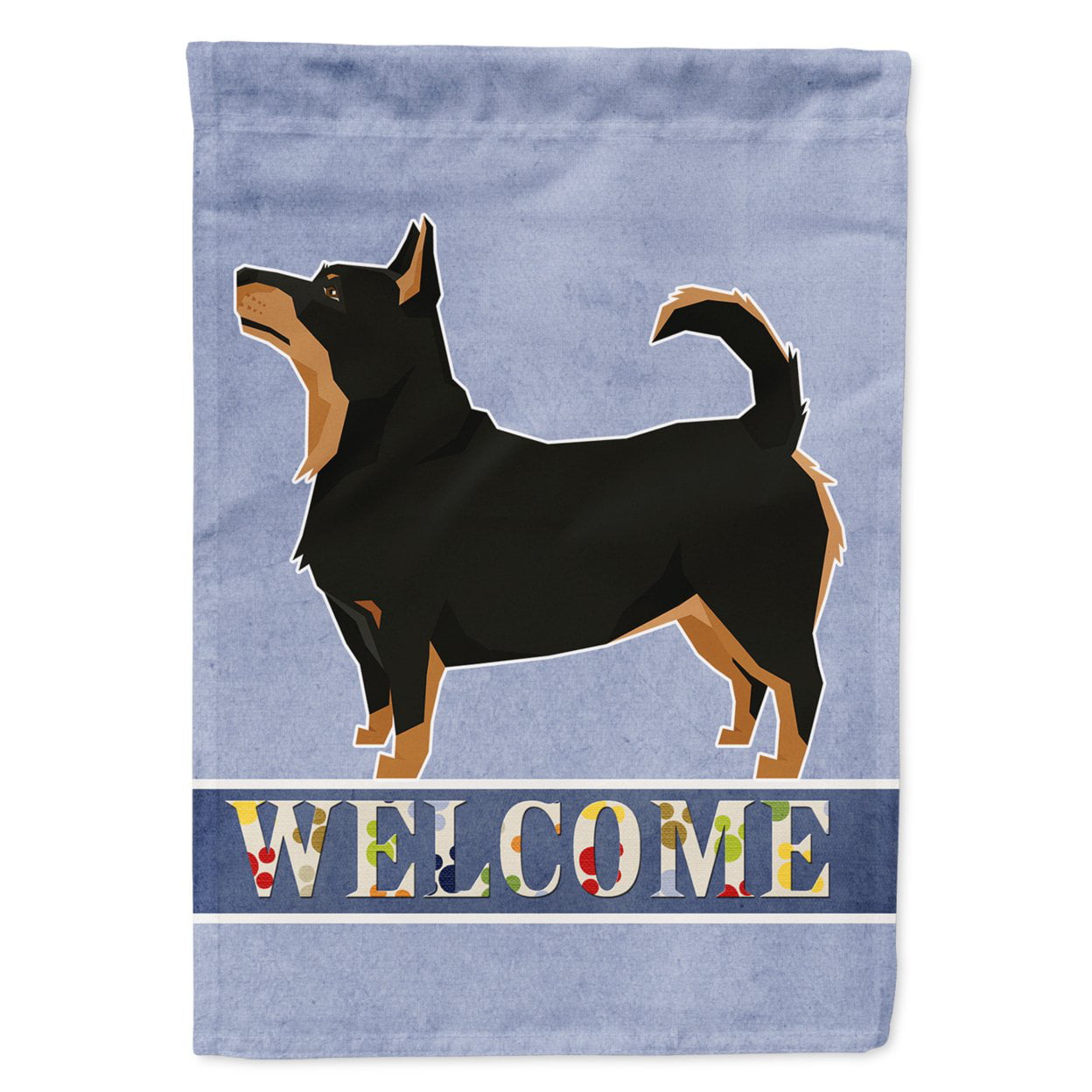 Lancashire Terrier Welcome Garden Size Flag