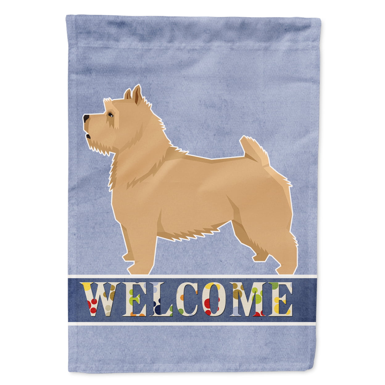 Norwich Terrier Welcome Garden Size Flag