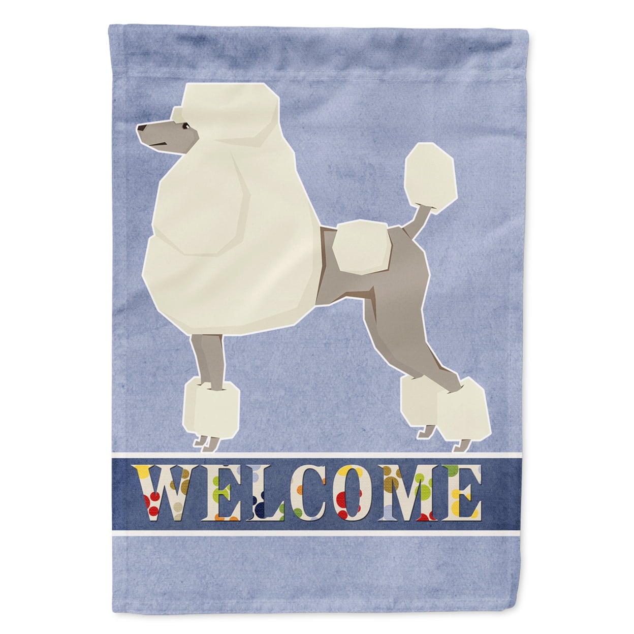 CK3615GF Poodle Welcome Garden Size Flag