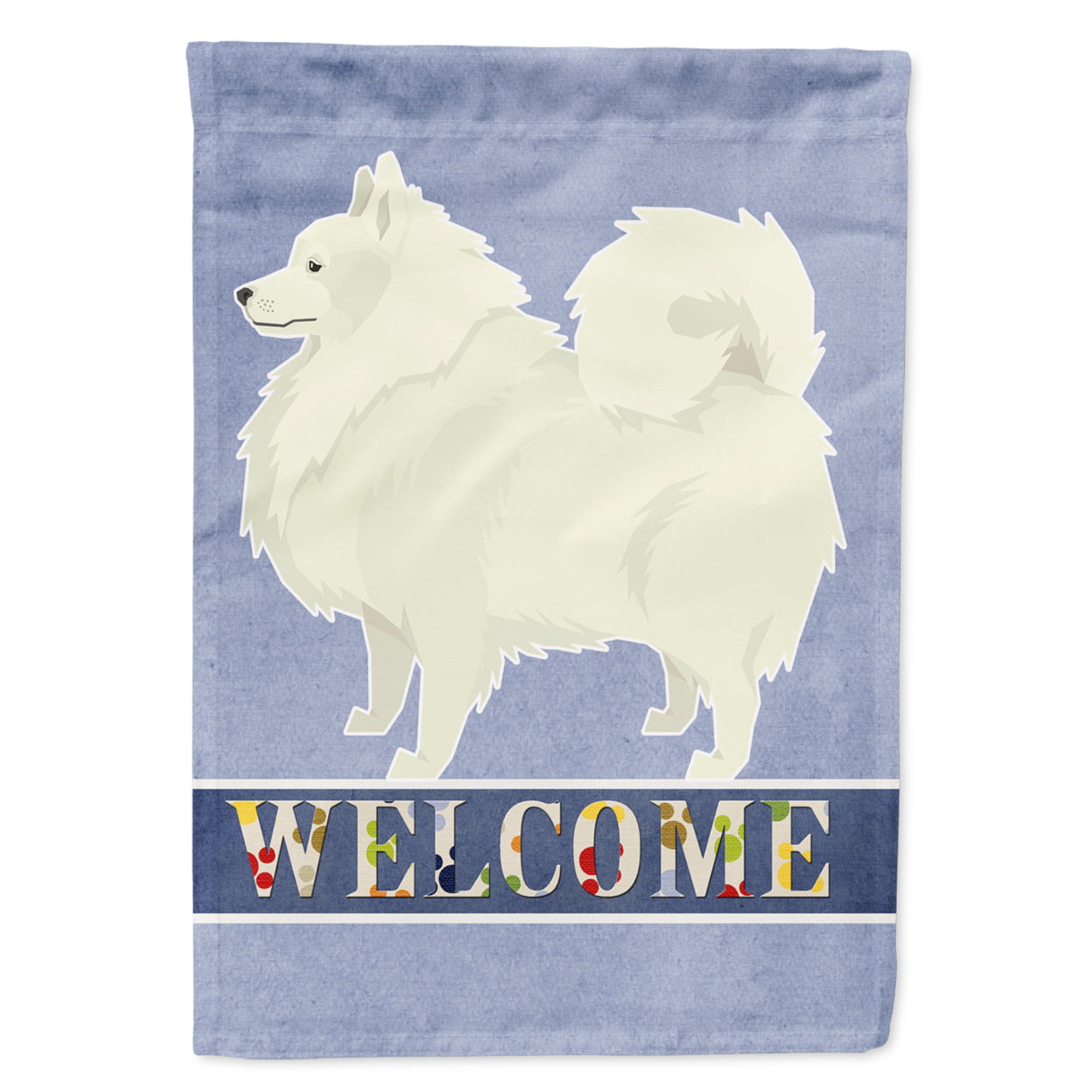 Spitz Welcome Garden Size Flag