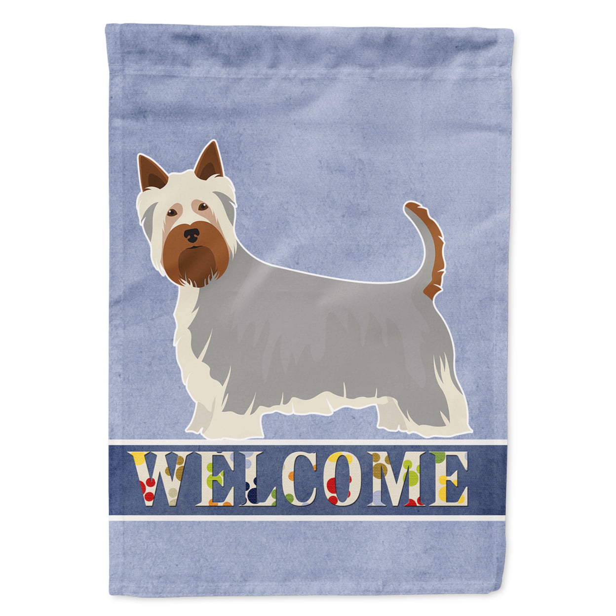 Australian Silky Terrier Welcome Garden Size Flag