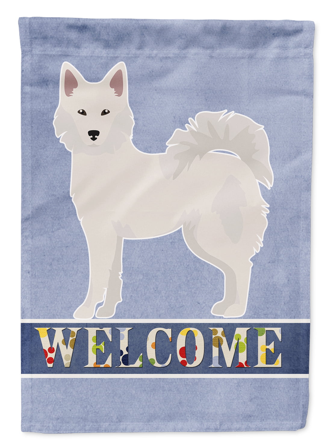 Danish Spitz Welcome Garden Size Flag