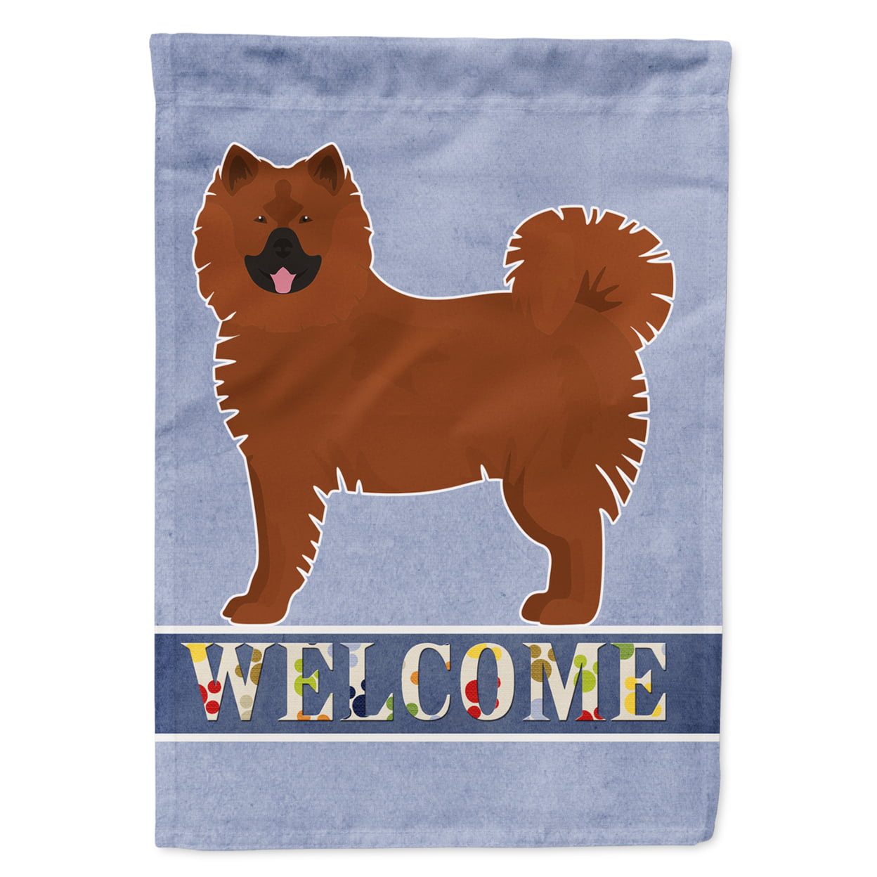 CK3646GF Eurasier or Eurasian dog Welcome Garden Size Flag