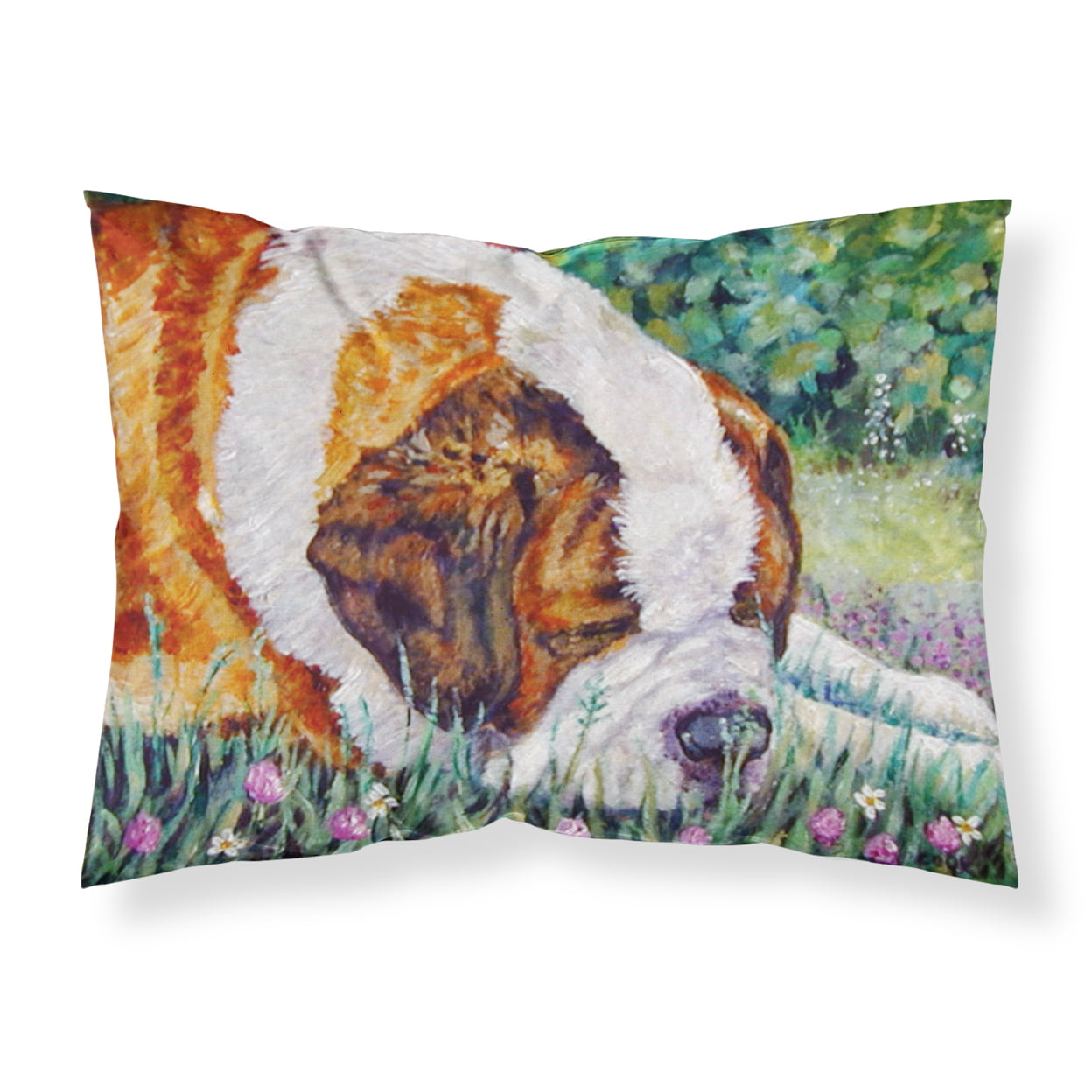 Saint Bernard Naptime Fabric Standard Pillowcase