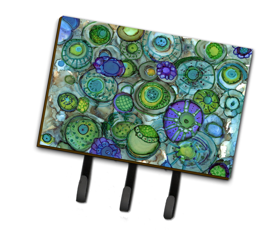 8962TH68 Abstract in Blues & Greens Leash or Key Holder