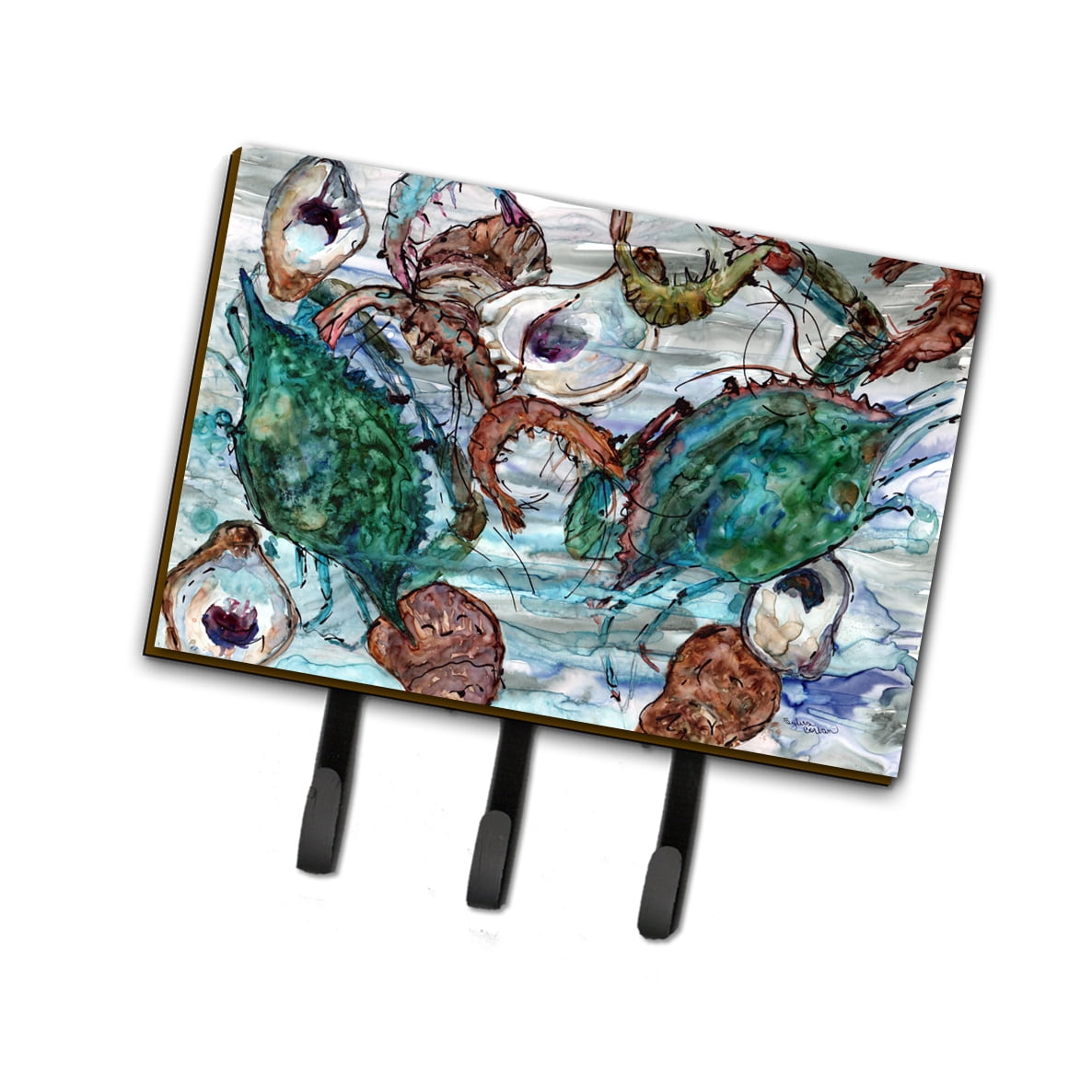 Shrimp, Crabs & Oysters in Water Leash or Key Holder