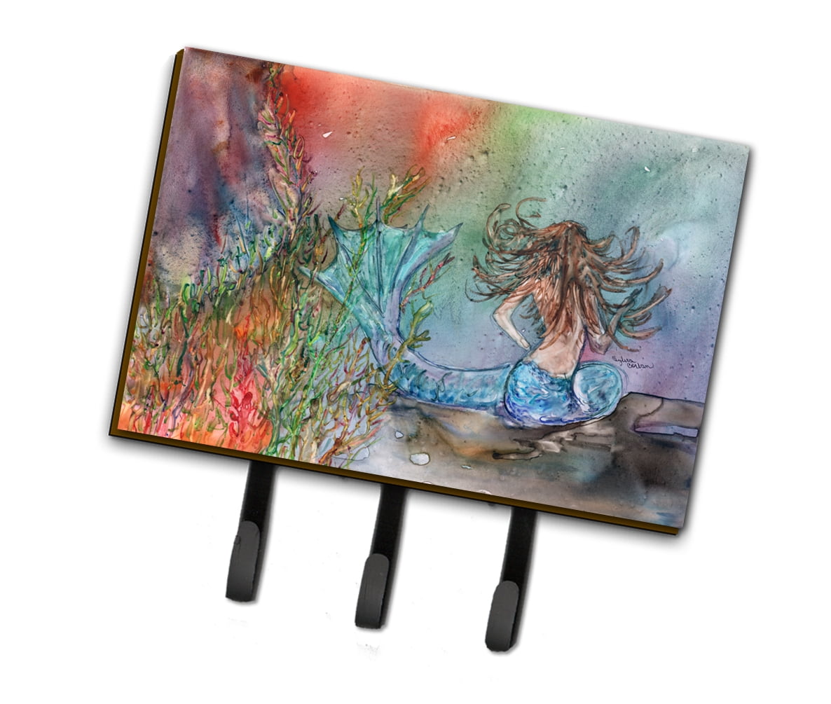 Brunette Mermaid Water Fantasy Leash or Key Holder