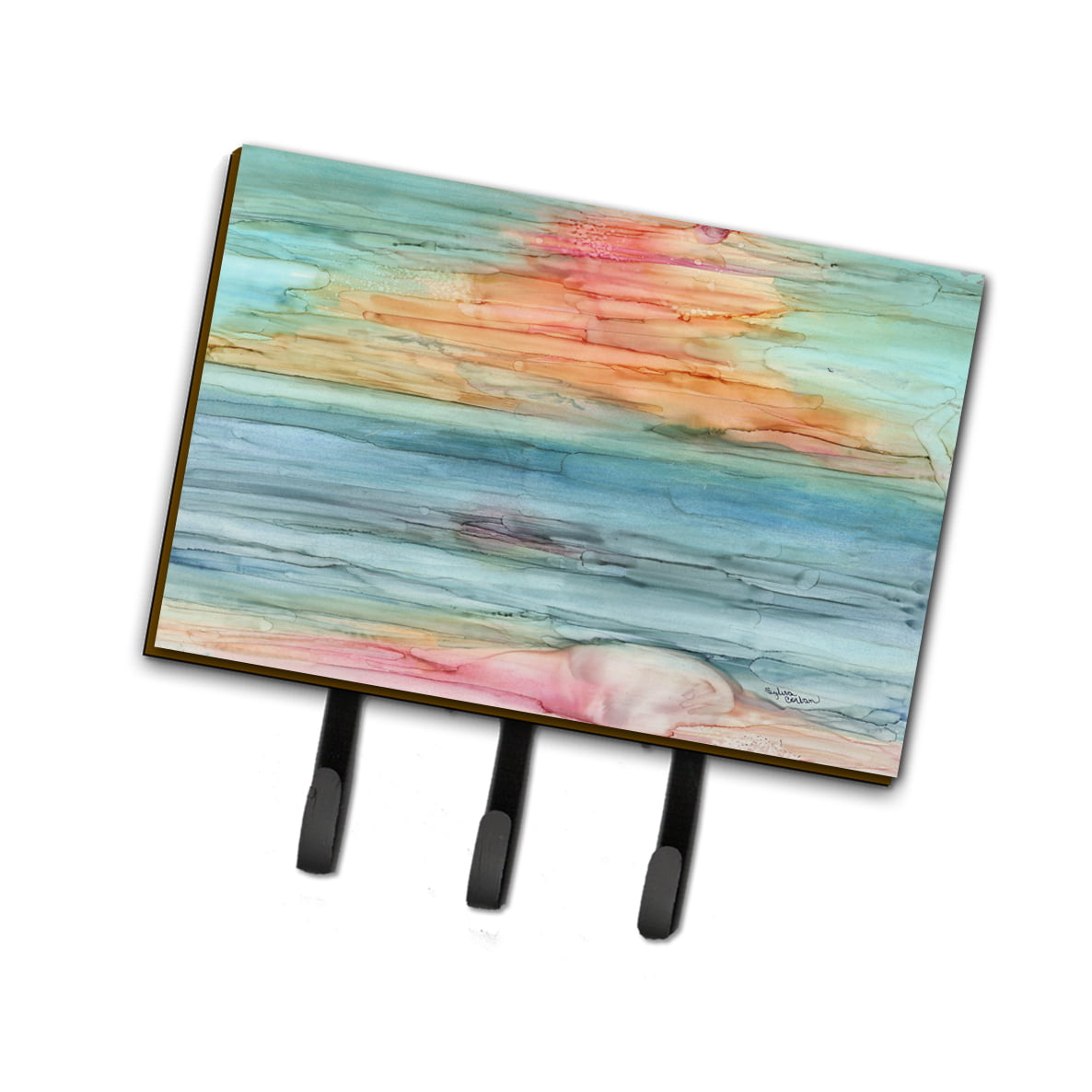 Abstract Rainbow Leash or Key Holder