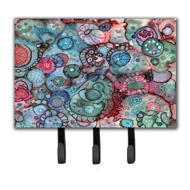 Abstract in Reds & Blues Leash or Key Holder