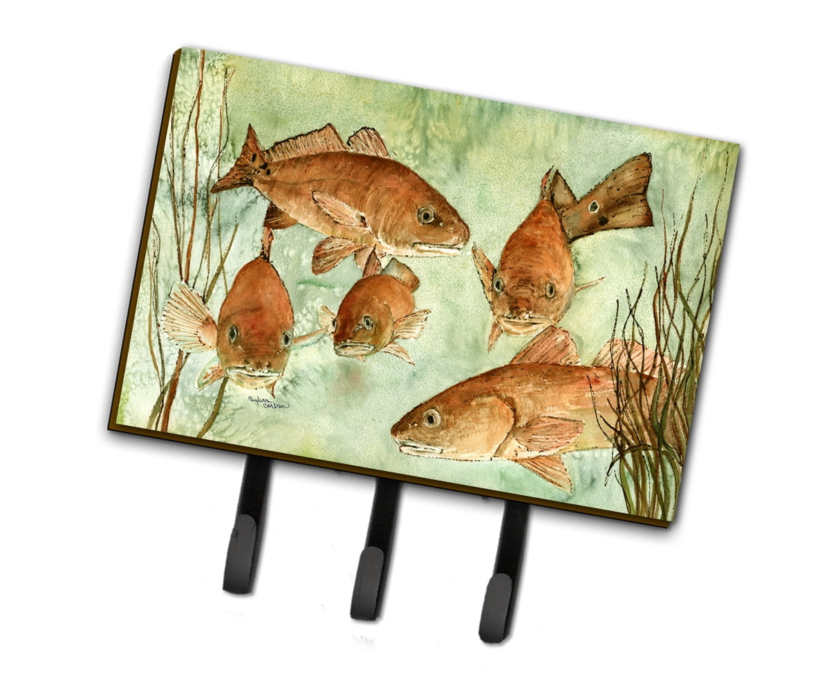 8983TH68 Red Fish Swim Leash or Key Holder