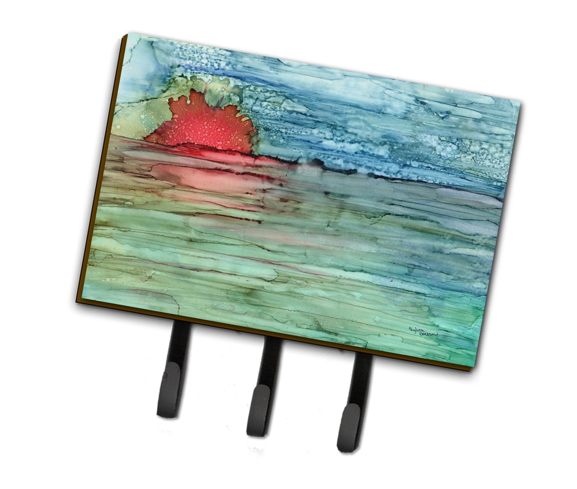Abstract Sunset on the Water Leash or Key Holder
