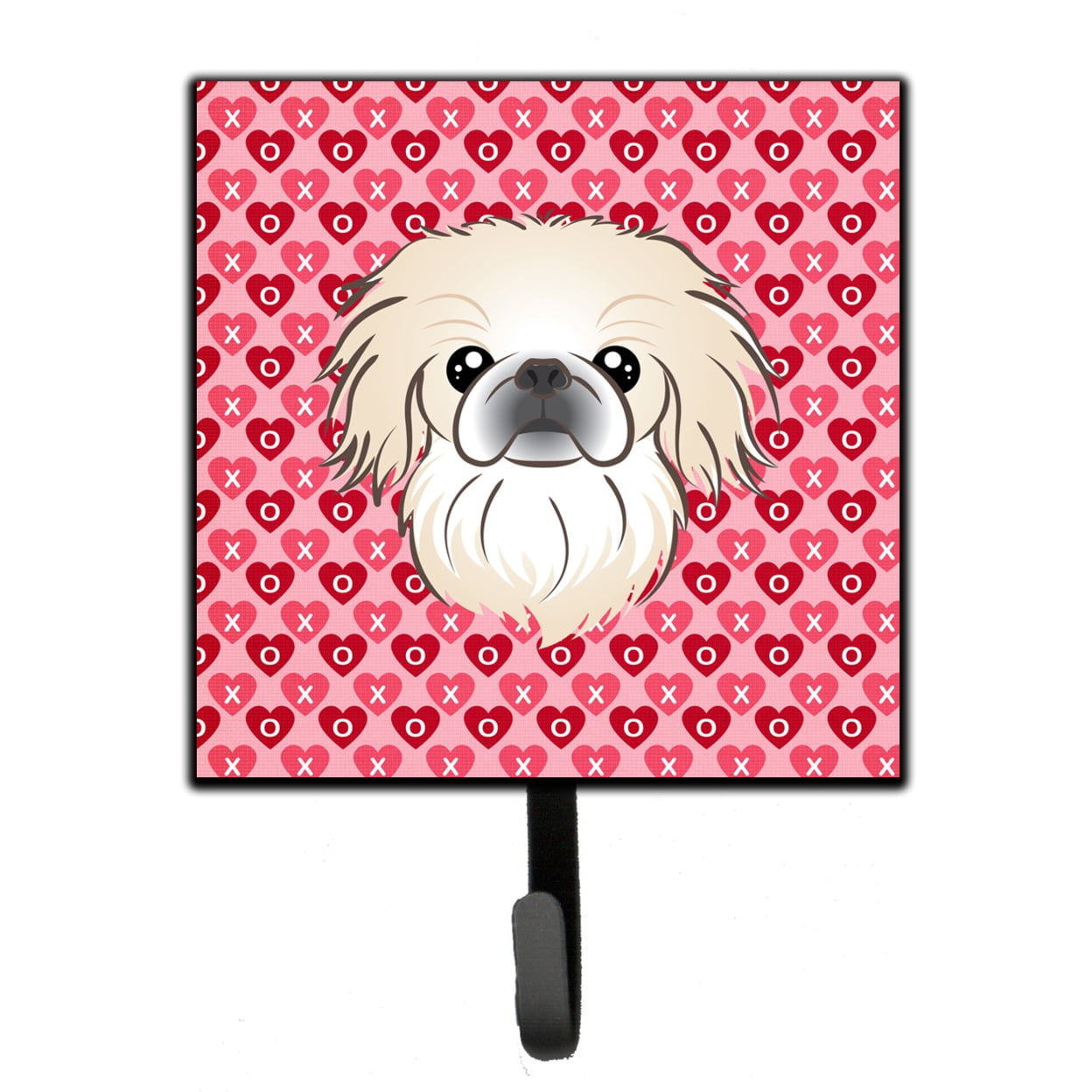 Pekingese Hearts Leash or Key Holder