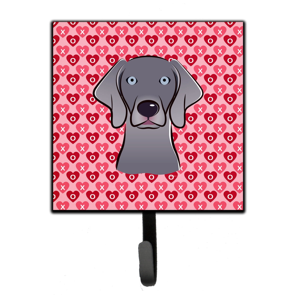 Weimaraner Hearts Leash or Key Holder