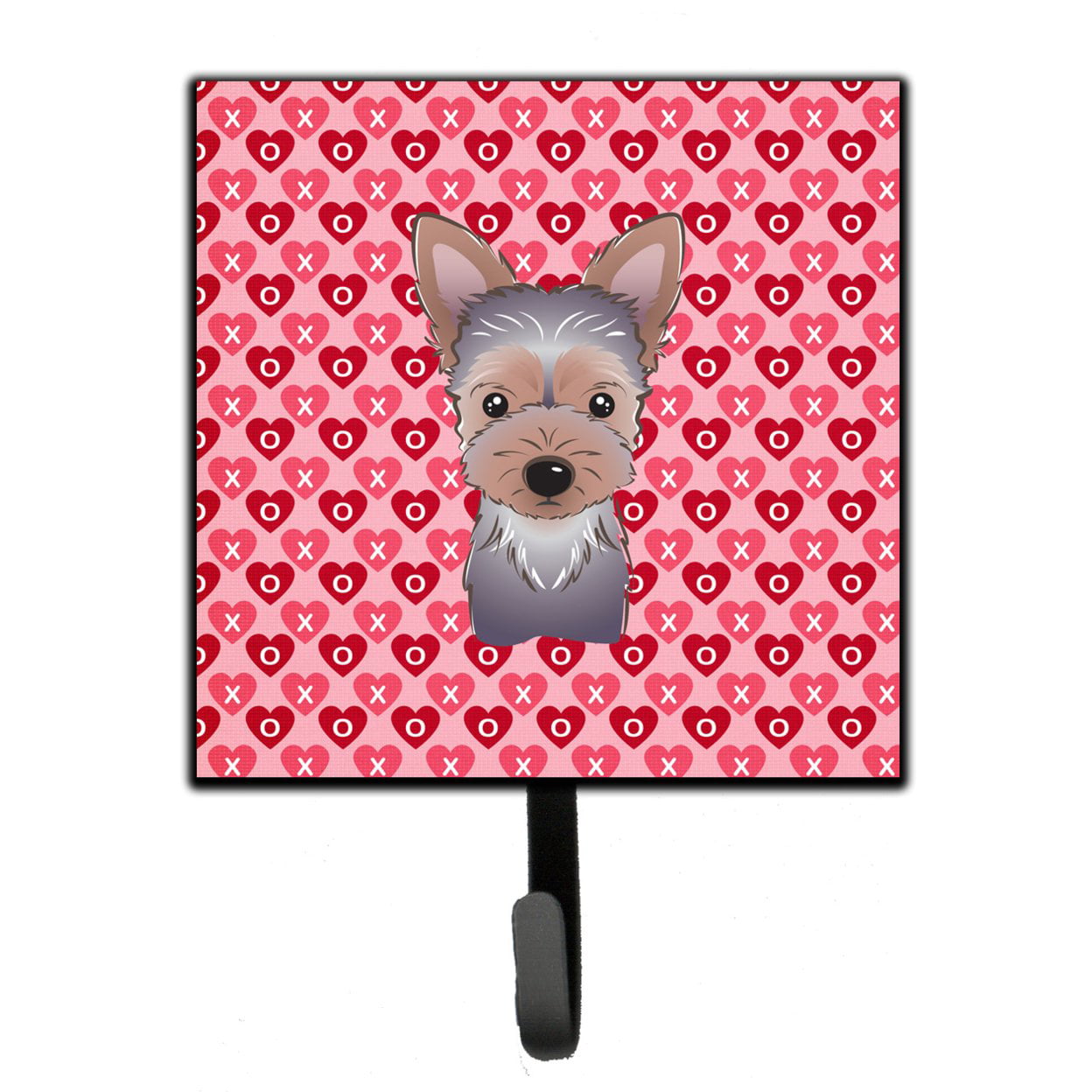 Yorkie Puppy Hearts Leash or Key Holder