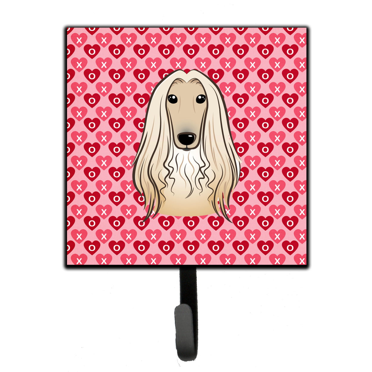 Afghan Hound Hearts Leash or Key Holder