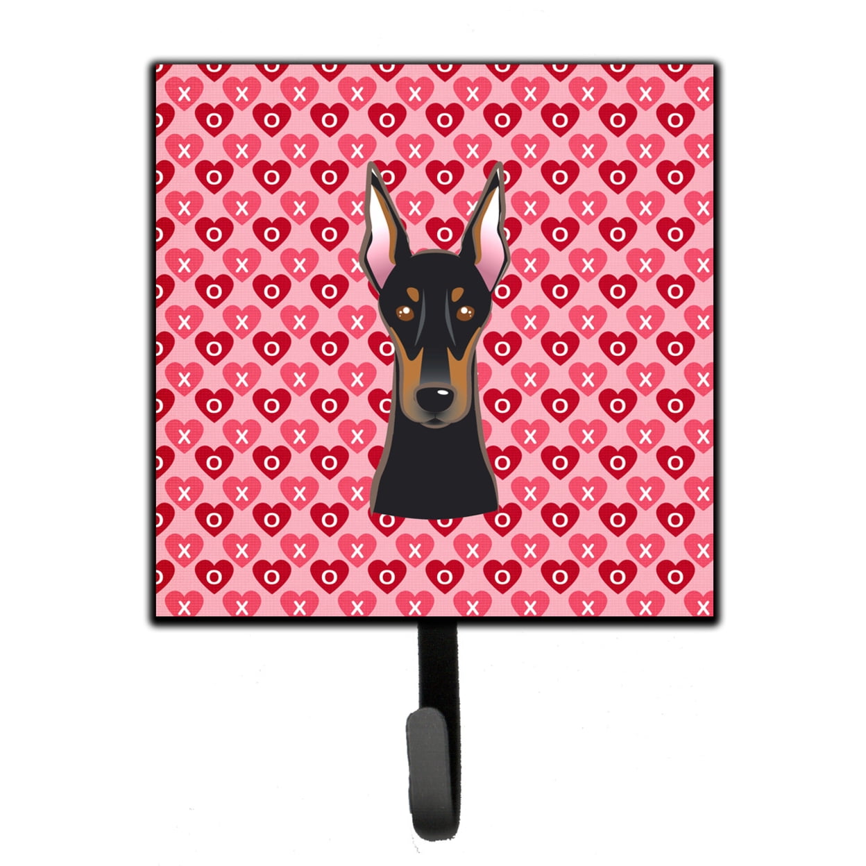 Doberman Pinscher Hearts Leash or Key Holder