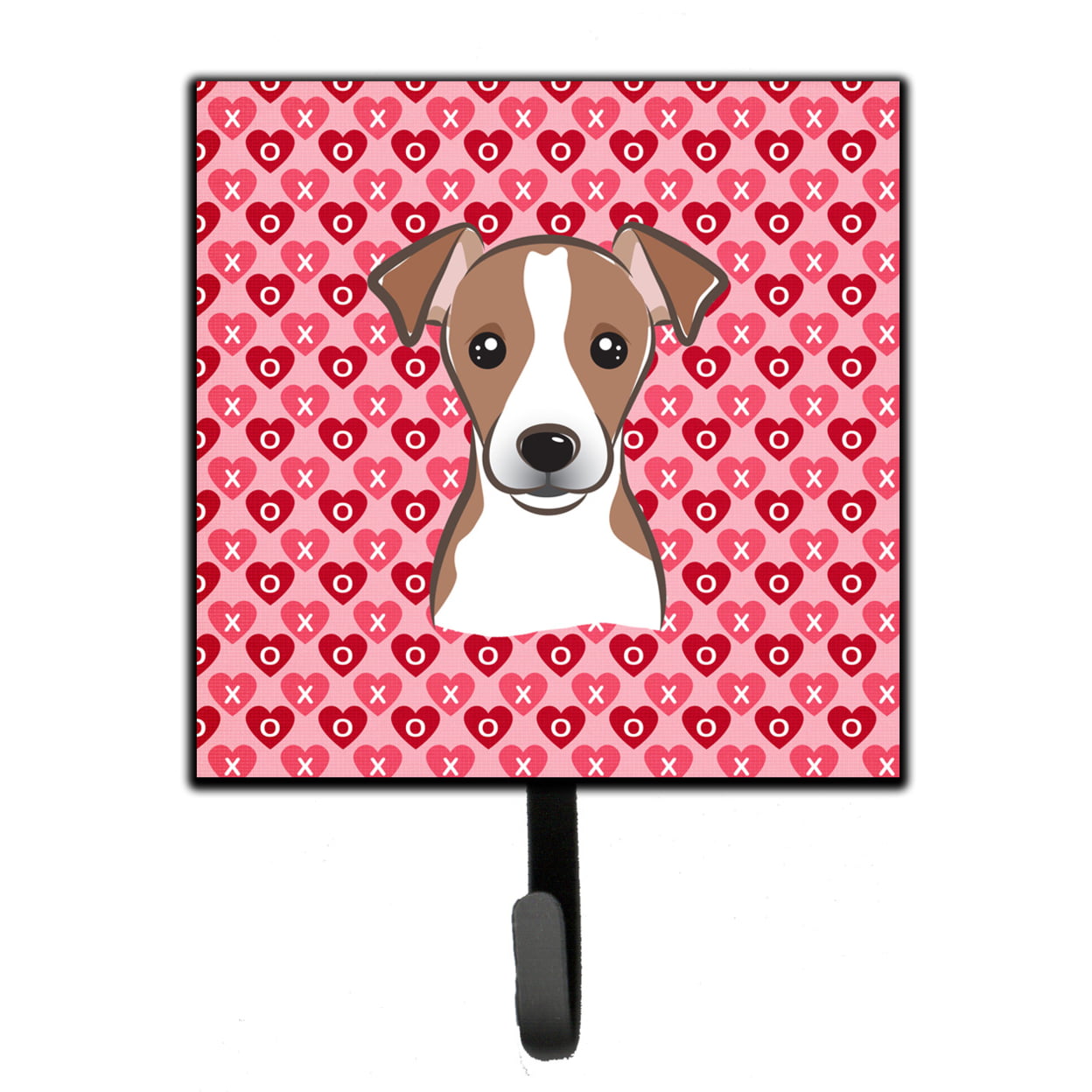 Jack Russell Terrier Hearts Leash or Key Holder