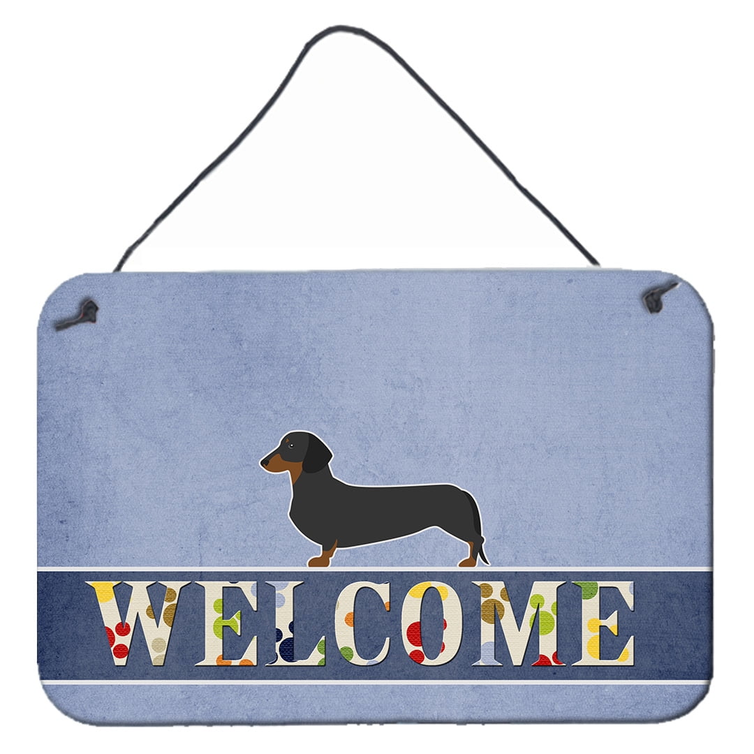 Dachshund Welcome Wall or Door Hanging Prints