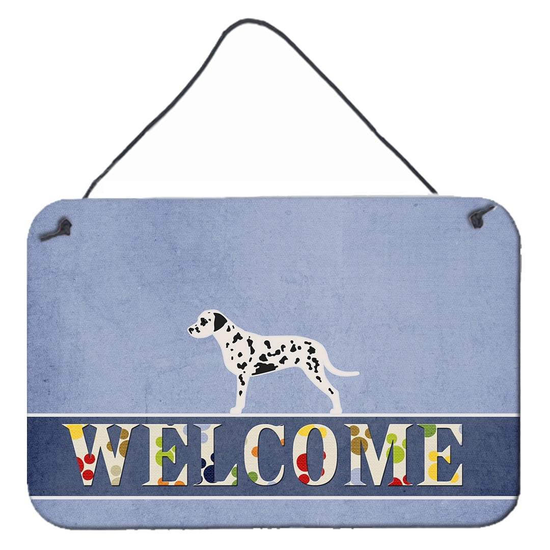 Dalmatian Welcome Wall or Door Hanging Prints