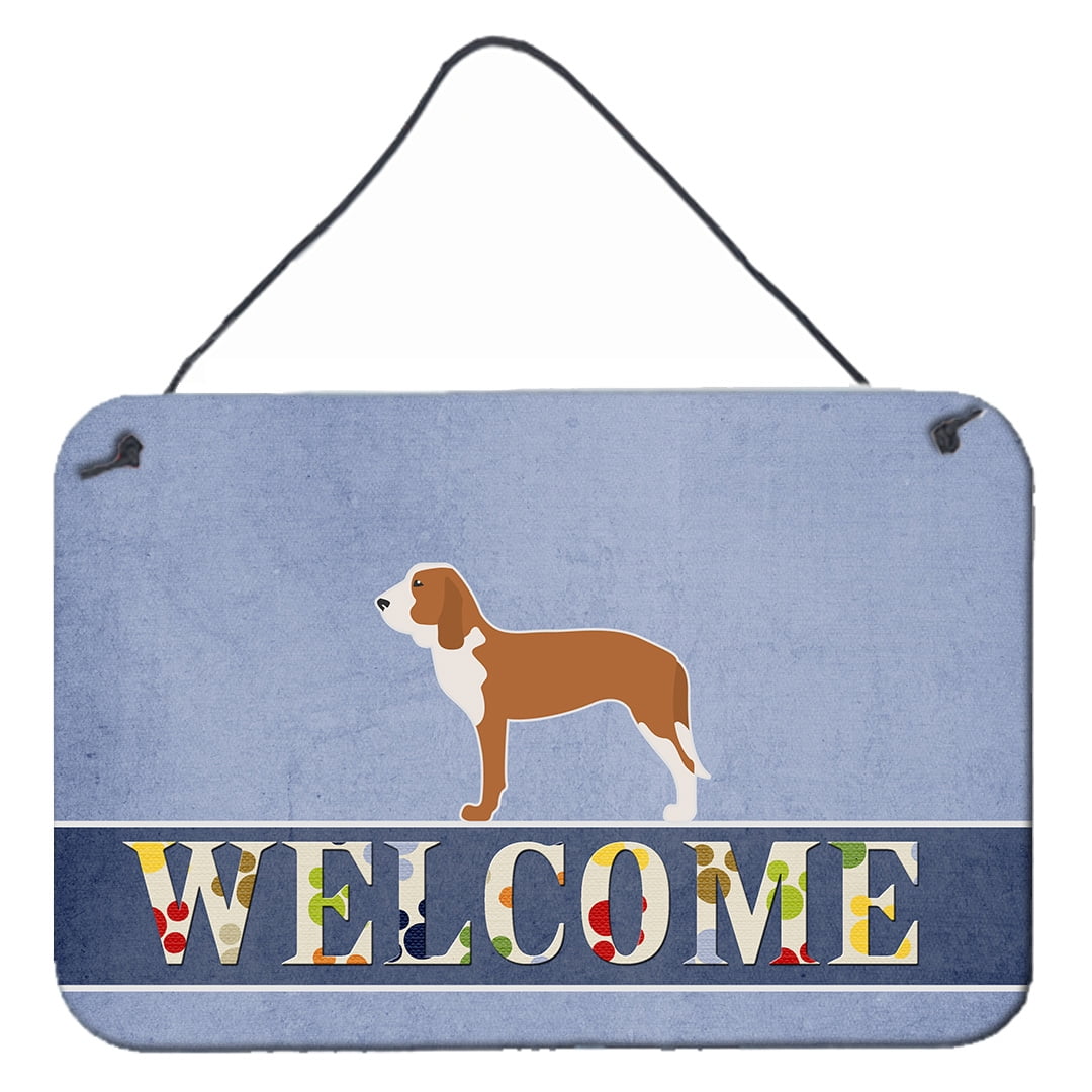 Spanish Hound Welcome Wall or Door Hanging Prints