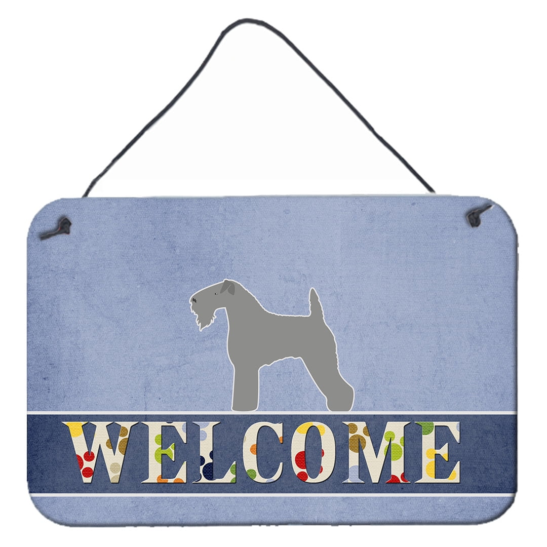 Kerry Blue Terrier Welcome Wall or Door Hanging Prints