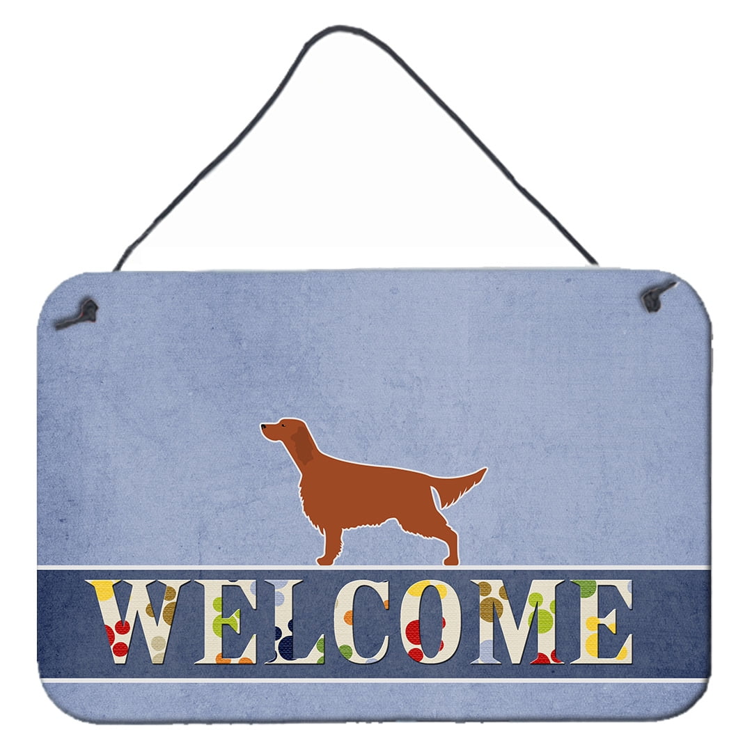 Irish Setter Welcome Wall or Door Hanging Prints