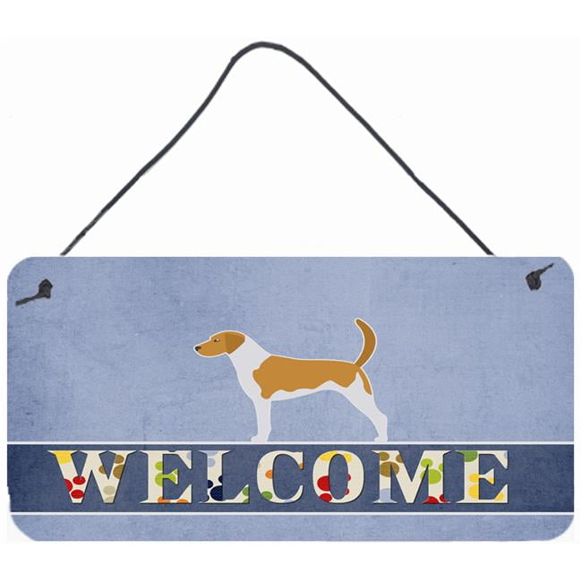 American Foxhound Welcome Wall or Door Hanging Prints