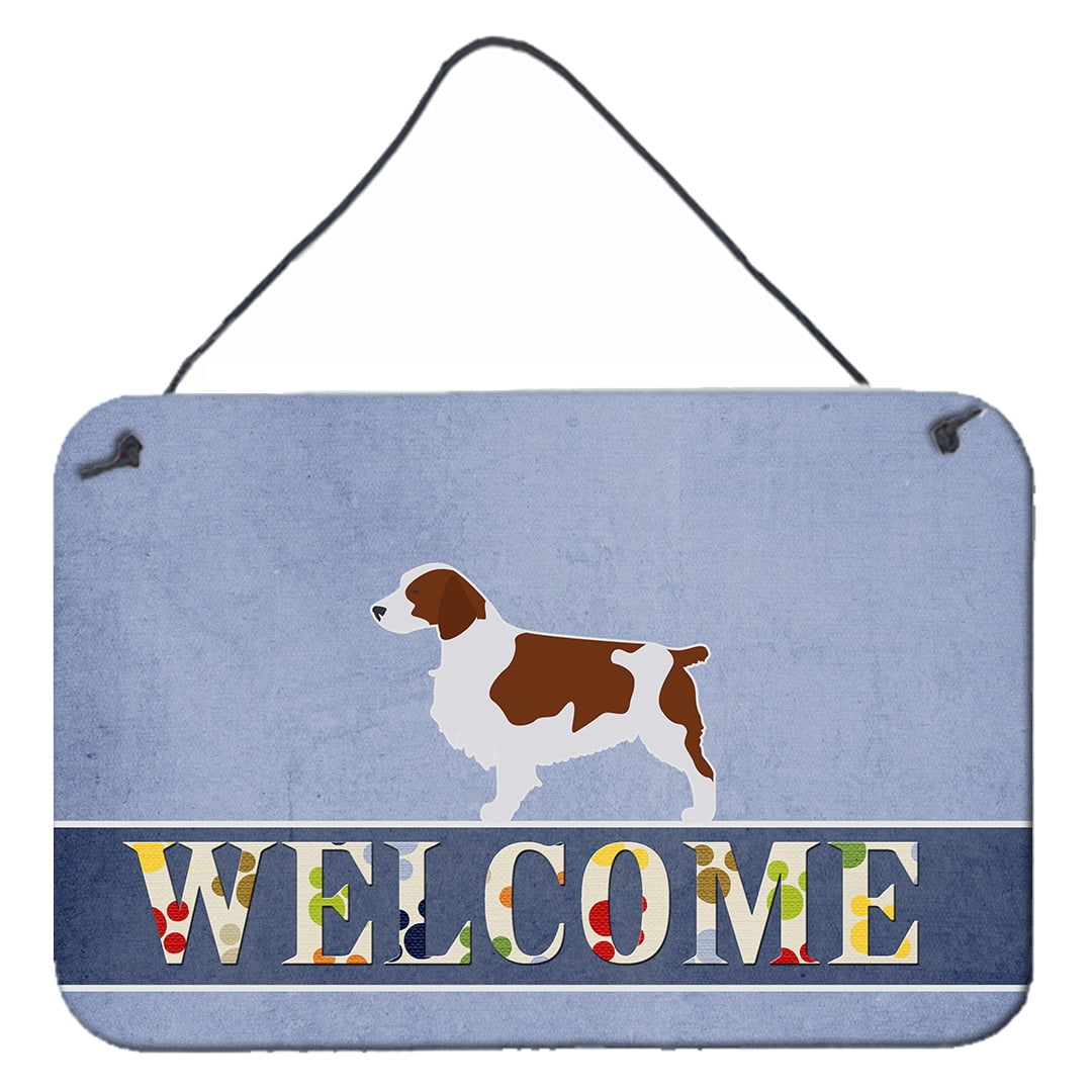 Welsh Springer Spaniel Welcome Wall or Door Hanging Prints