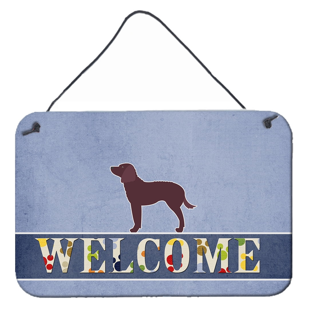 American Water Spaniel Welcome Wall or Door Hanging Prints
