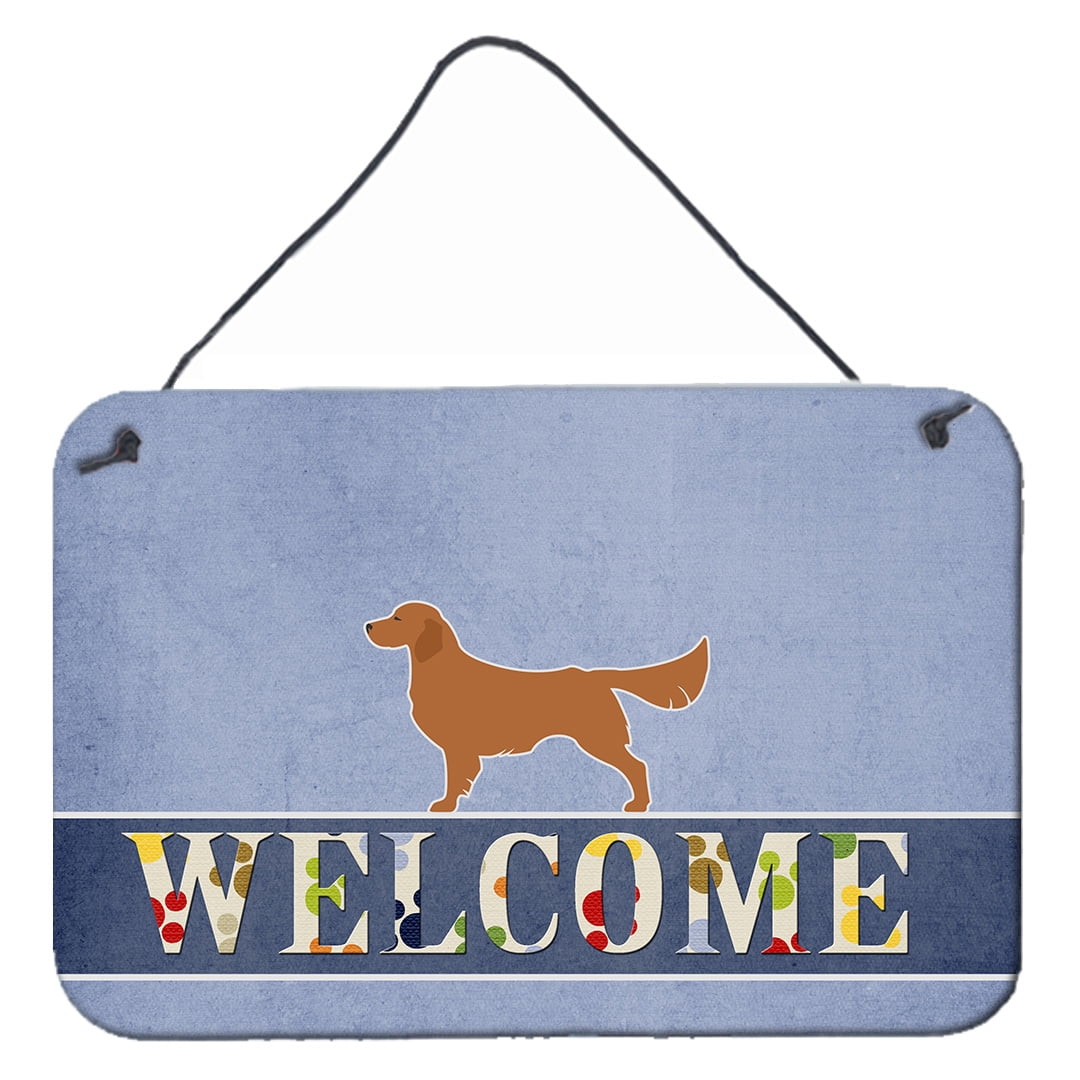 Golden Retriever Welcome Wall or Door Hanging Prints