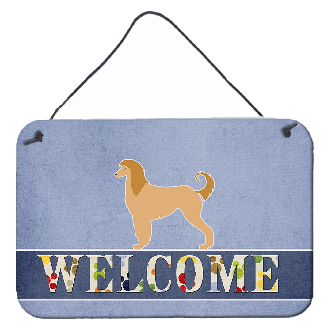 Afghan Hound Welcome Wall or Door Hanging Prints