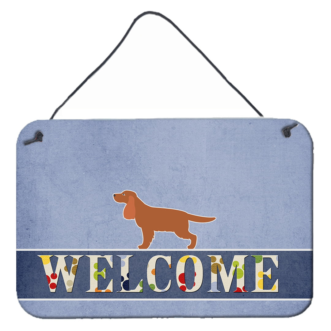 English Cocker Spaniel Welcome Wall or Door Hanging Prints