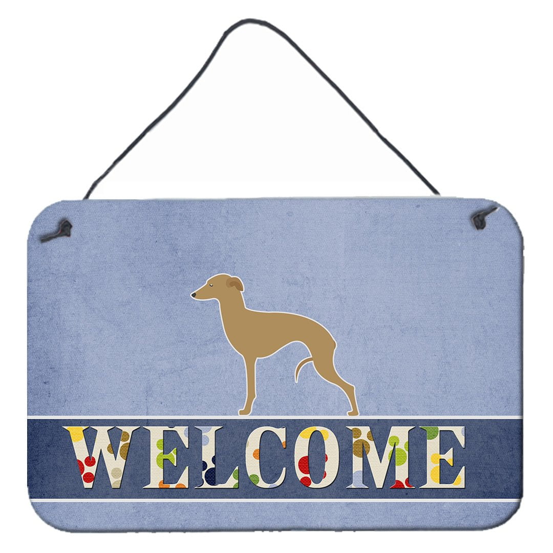 Italian Greyhound Welcome Wall or Door Hanging Prints