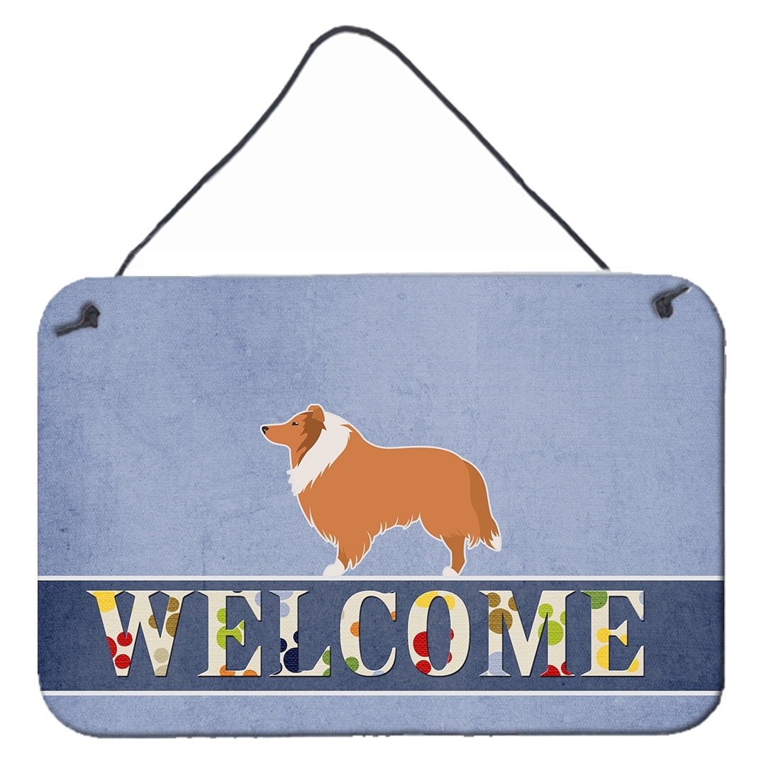 Collie Welcome Wall or Door Hanging Prints