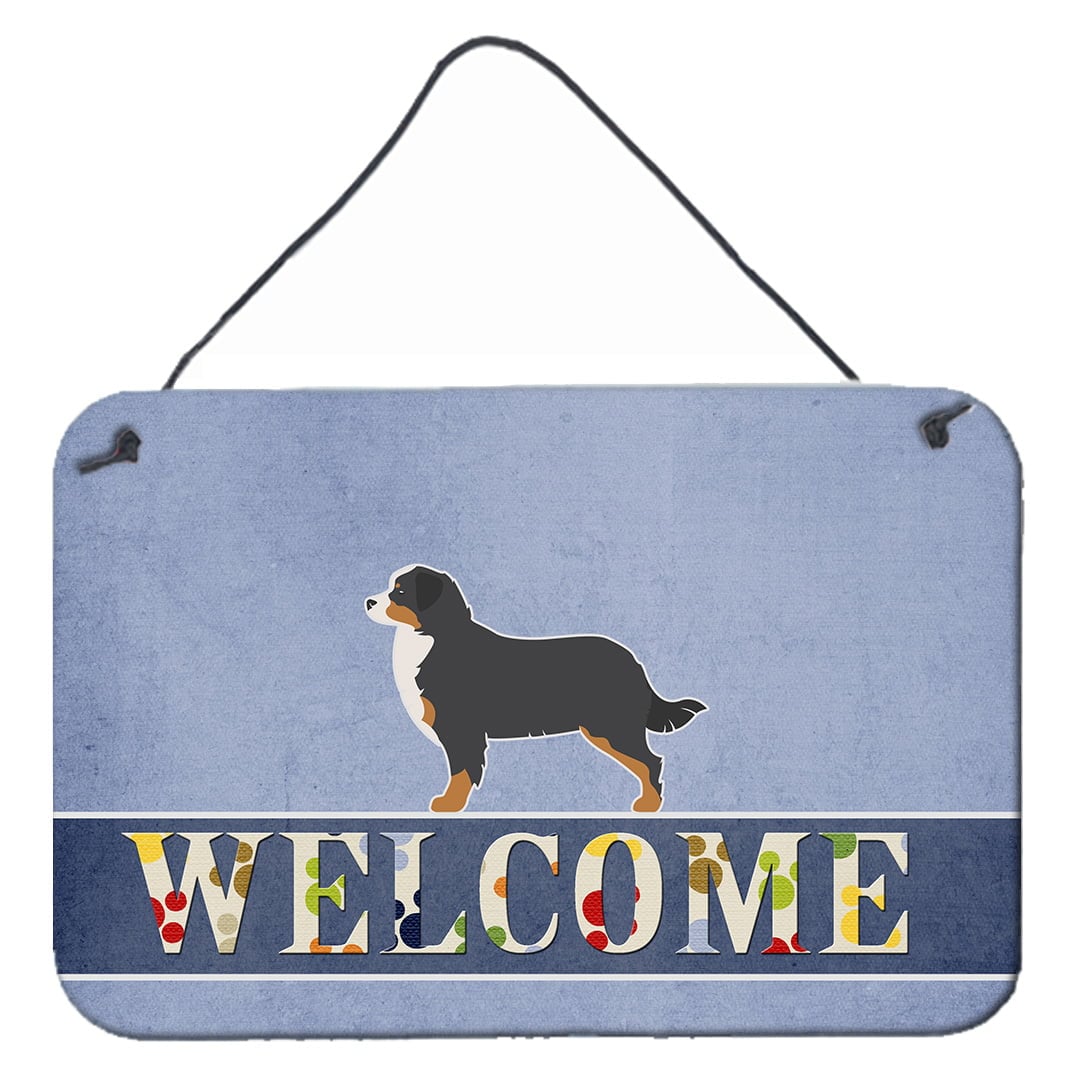 Bernese Mountain Dog Welcome Wall or Door Hanging Prints