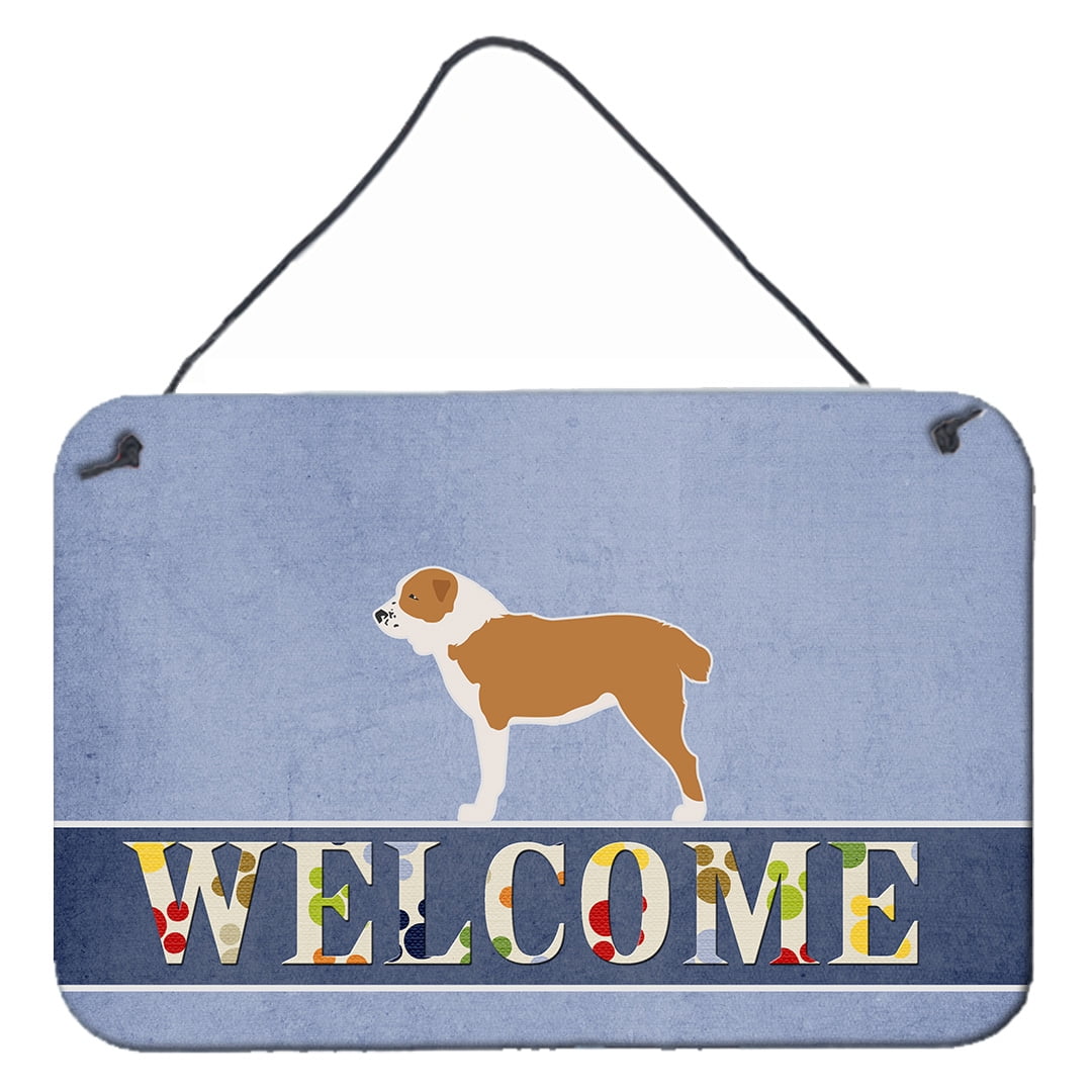 Central Asian Shepherd Dog Welcome Wall or Door Hanging Prints
