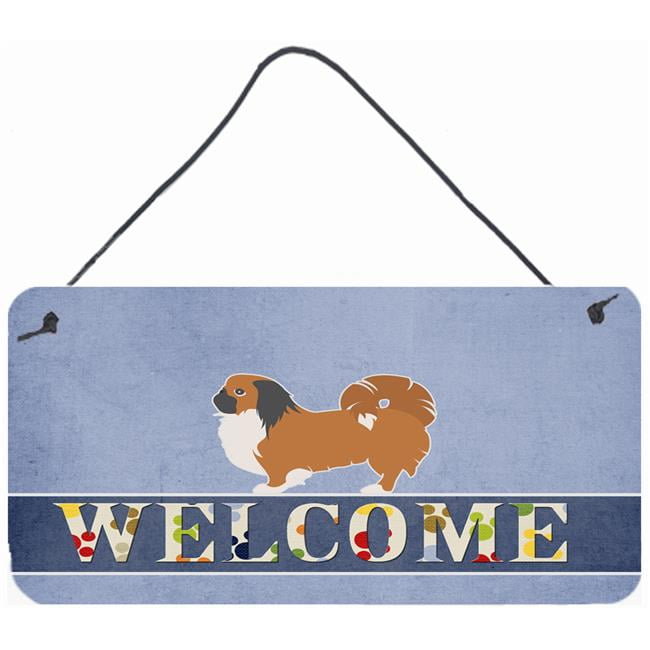 Pekingese Welcome Wall or Door Hanging Prints