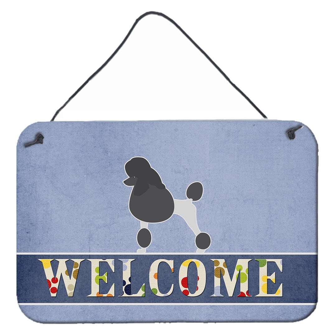 Poodle Welcome Wall or Door Hanging Prints