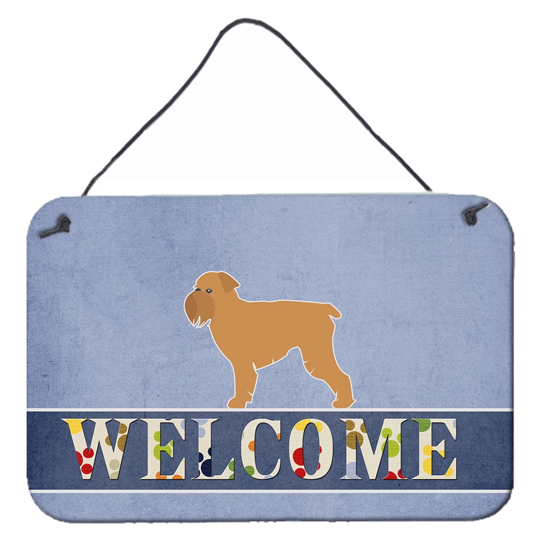 Brussels Griffon Welcome Wall or Door Hanging Prints