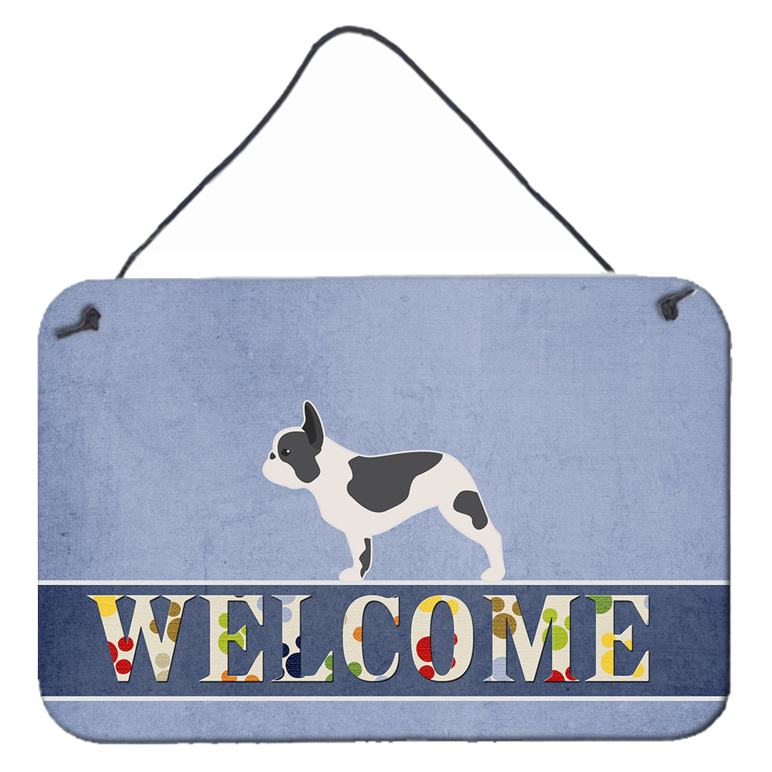 French Bulldog Welcome Wall or Door Hanging Prints