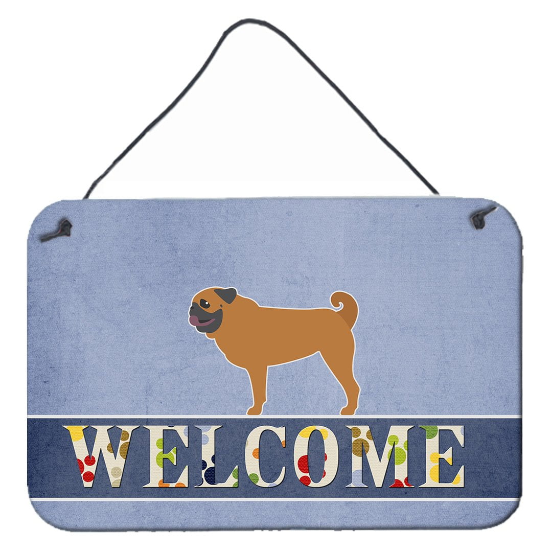 Pug Welcome Wall or Door Hanging Prints