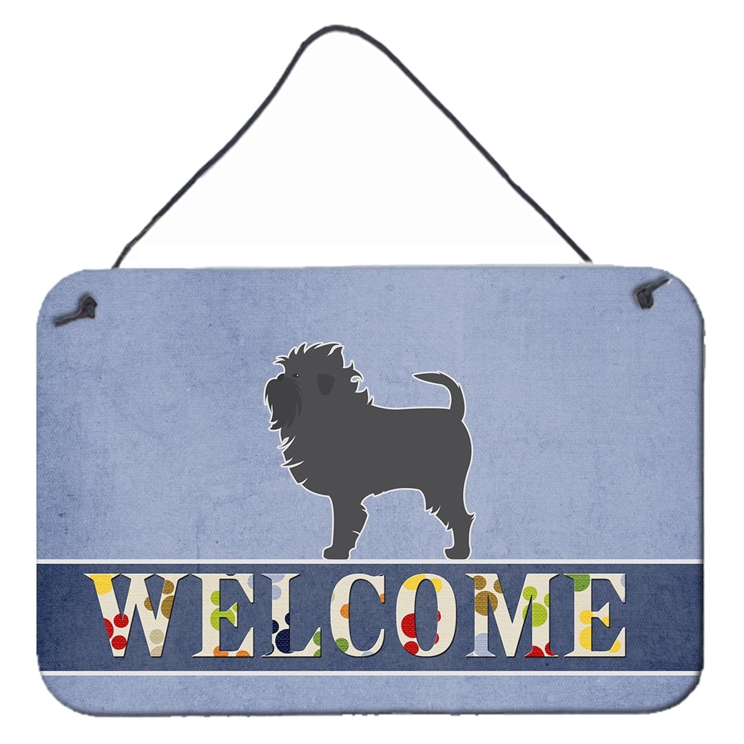 Affenpinscher Welcome Wall or Door Hanging Prints