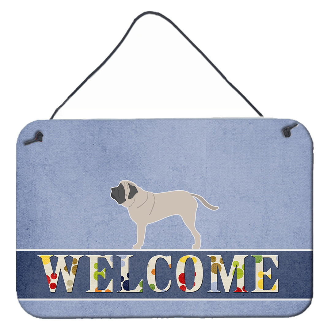 English Mastiff Welcome Wall or Door Hanging Prints