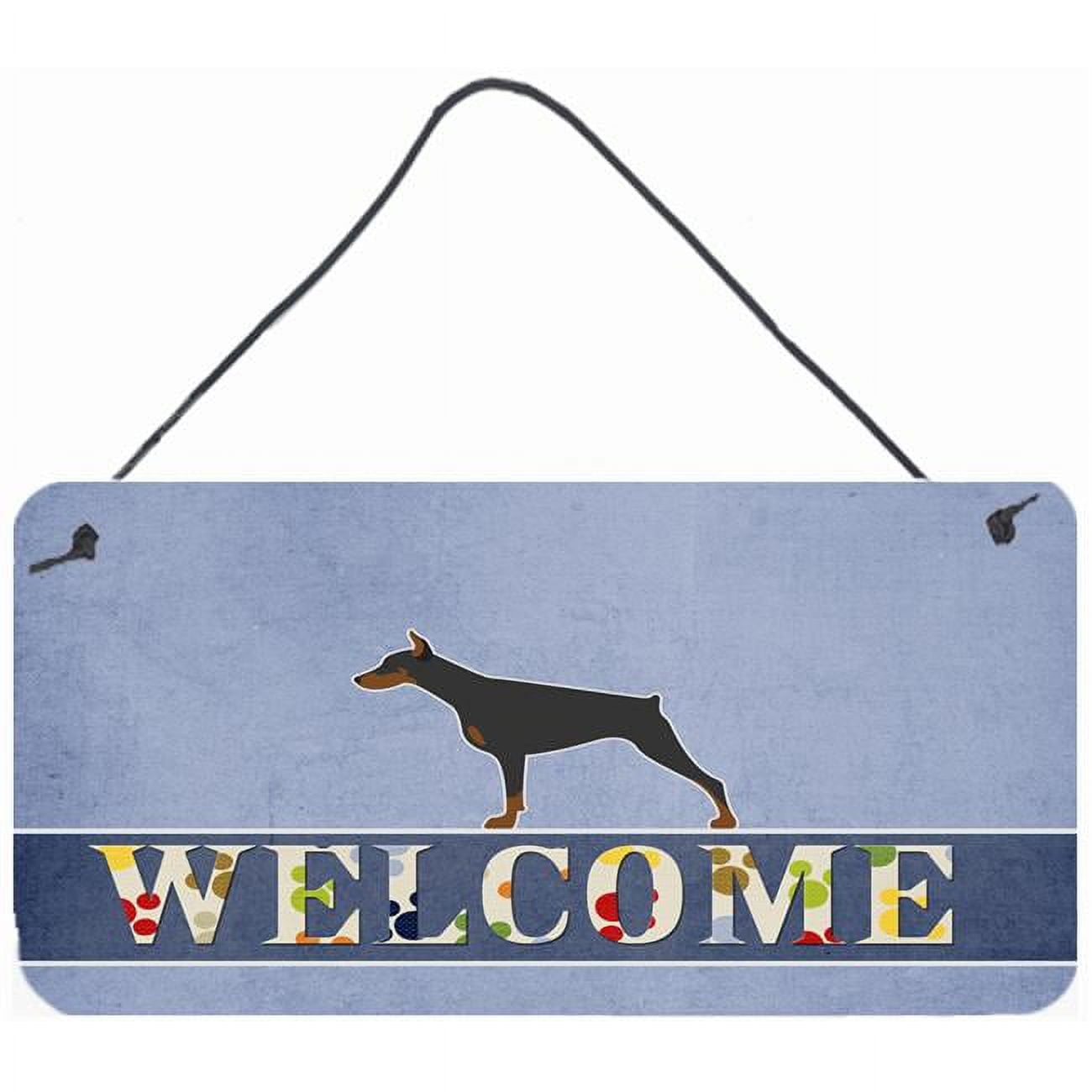 Doberman Pinscher Welcome Wall or Door Hanging Prints