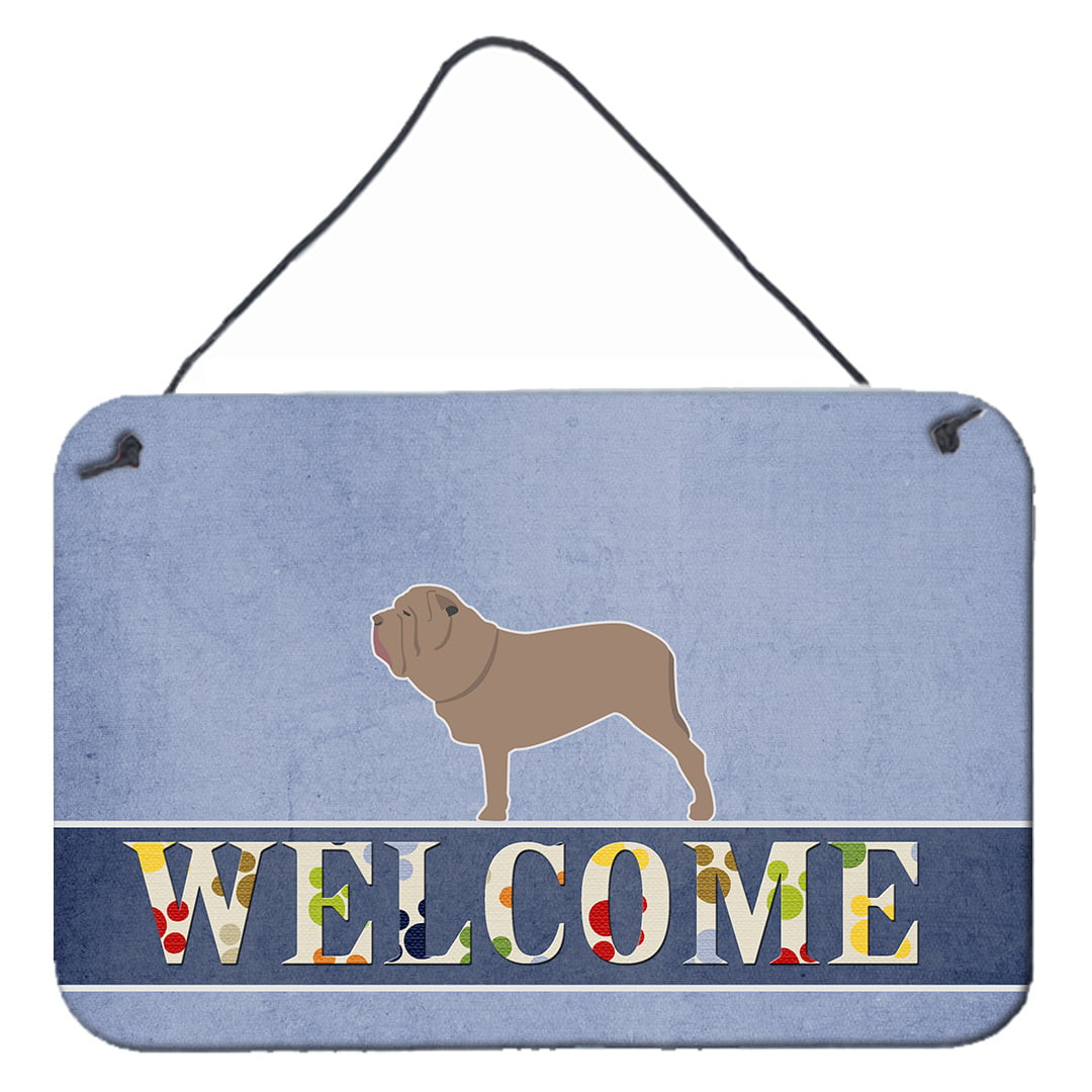 Neapolitan Mastiff Welcome Wall or Door Hanging Prints