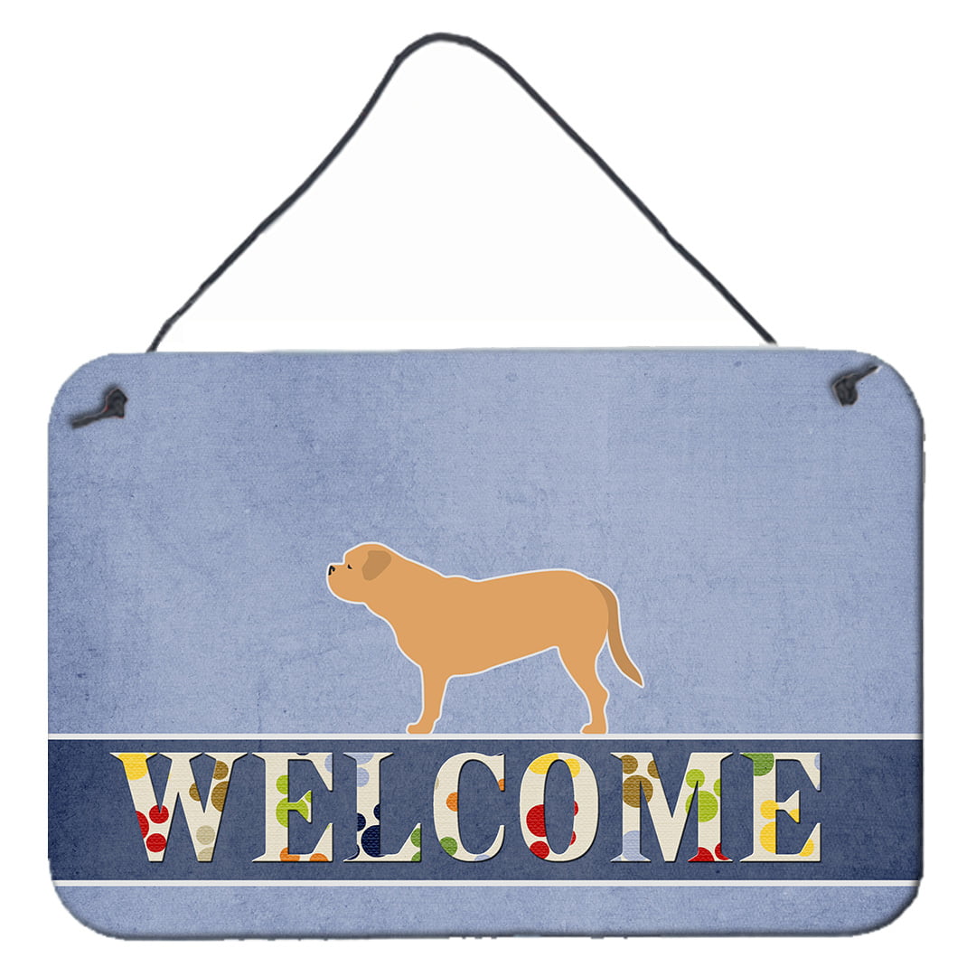Dogue de Bordeaux Welcome Wall or Door Hanging Prints